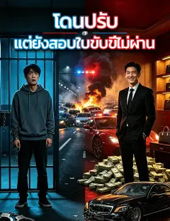 โดนปรับ แต่ยังสอบใบขับขี่ไม่ผ่าน ซับไทย