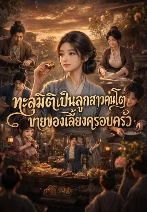 ทะลุมิติเป็นลูกสาวคนโต ขายของเลี้ยงครอบครัว ซับไทย