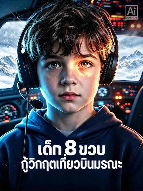 เด็ก 8 ขวบกู้วิกฤตเที่ยวบินมรณะ ซับไทย